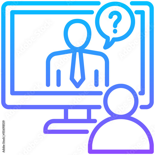 Online Interview Icon
