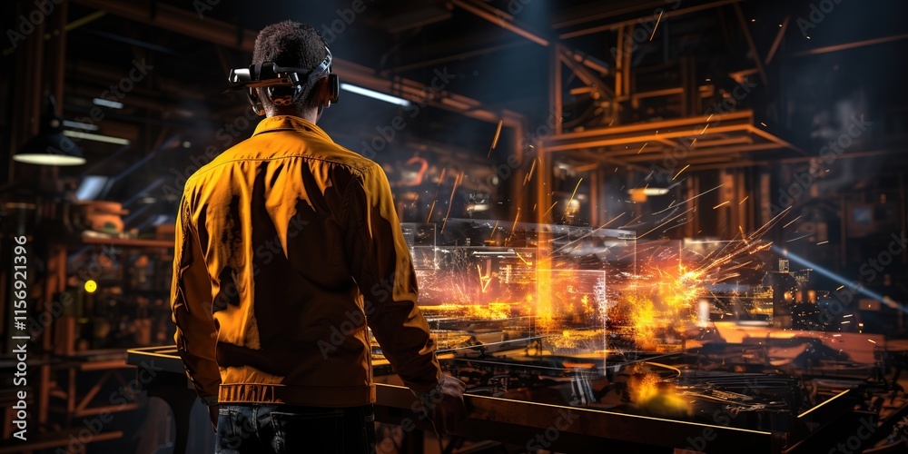welder at work welder at work