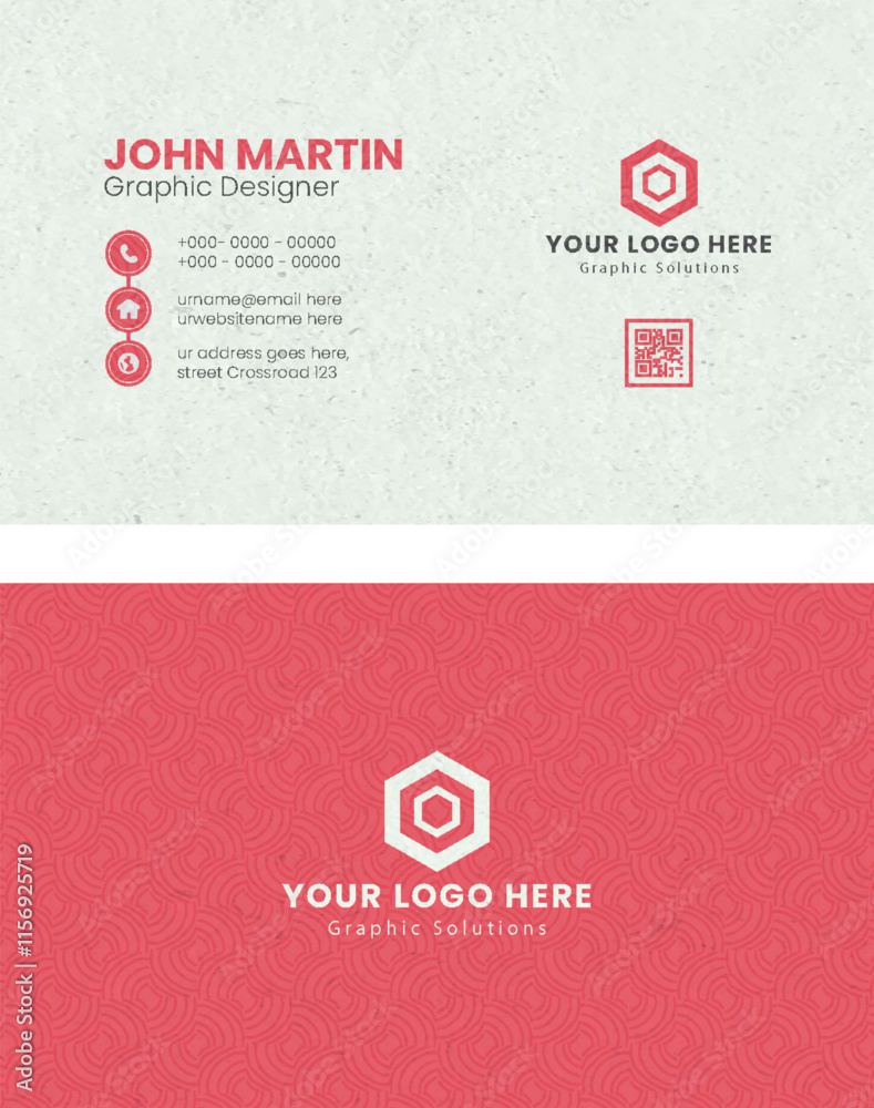 Obraz premium I will luxury business card letterhead stationery