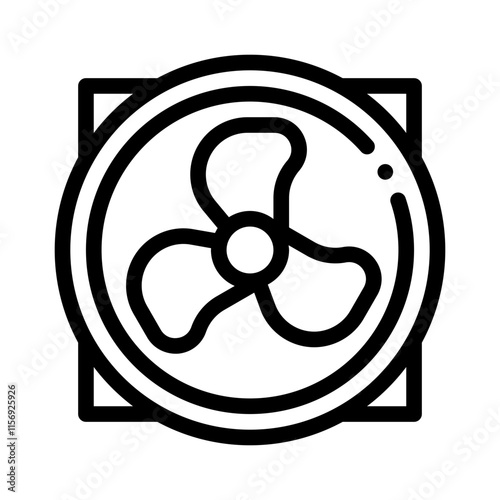 Exhaust line icon