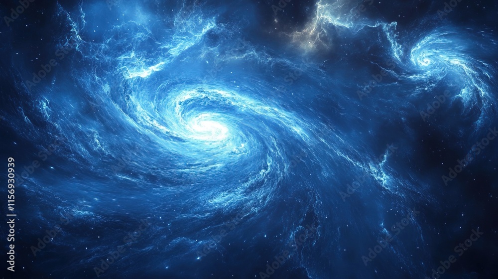 Cosmic Fluidity and Ethereal Swirls Background Cosmic Fluidity and Ethereal Swirls Background