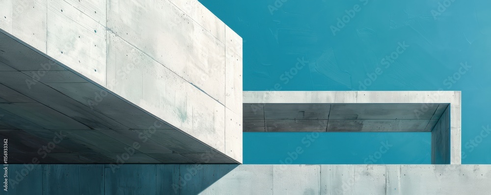 Obraz premium Modern Architecture Concrete Structures – Bold Urban Designs