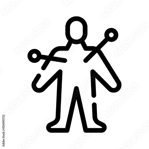 Meridian line icon