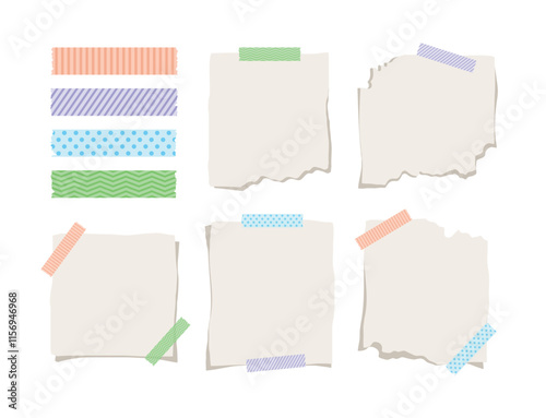 You can write down notes, reminders, key points, and important content with a set of stamped paper memos and sticker illustrations of various patterns.