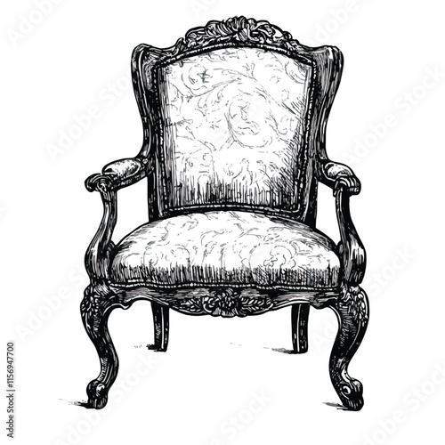 chair clip art, clip art concept 