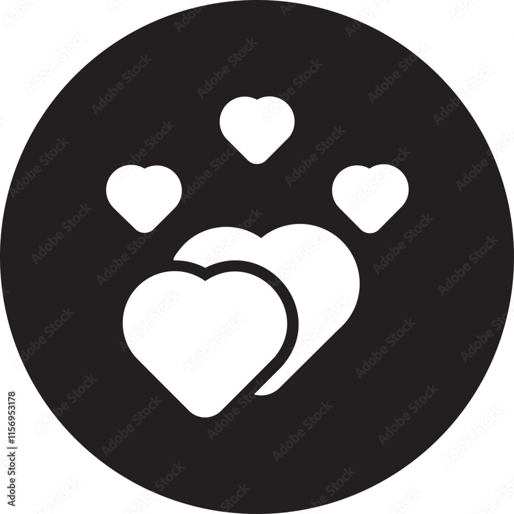 heart glyph icon heart glyph icon