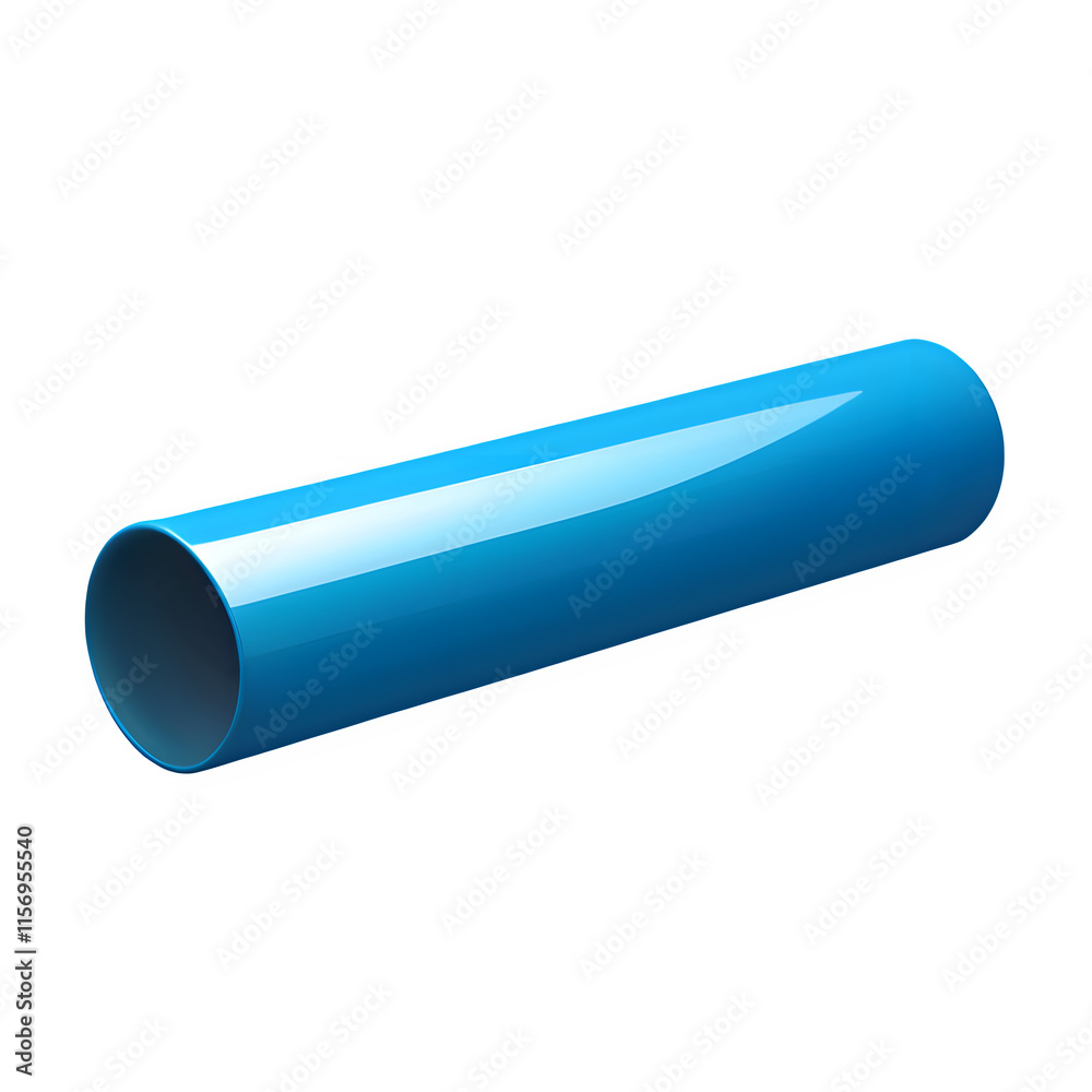 Smooth 3D Blue Cylinder Shape Isolated on Transparent Background for Creative and Educational Use Smooth 3D Blue Cylinder Shape Isolated on Transparent Background for Creative and Educational Use