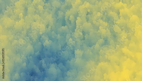 A dreamy, textured, multicolored background blends light blue and yellow. Light specks appear to be twinkling within the soft, abstract pattern photo