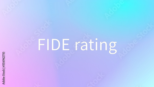 FIDE rating のグラデーション背景イラスト