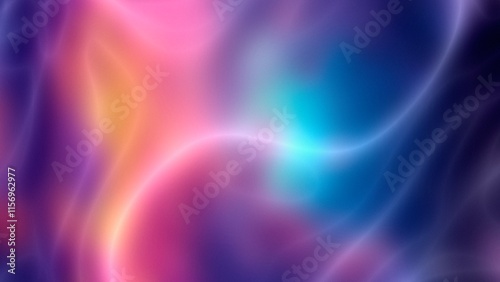 Holographic neon background ,psychedelic abstract art. Glass holo . Modern artificial image.