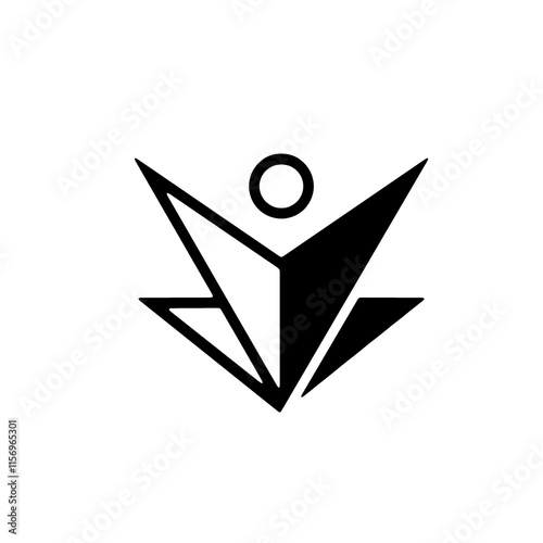 High-quality black-and-white minimalist design, perfect for branding, logos, and creative projects. Ideal for professional and personal use