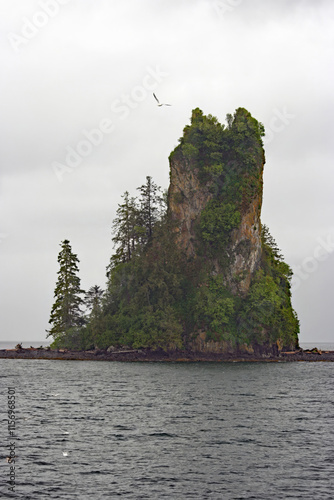 New Eddystone Rock, Misty Fjords National Monument, Alaska USA
 photo