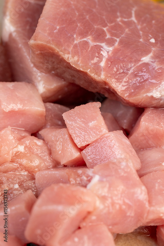 piece of pork fillet on a cutting board