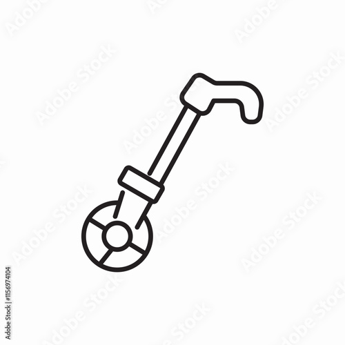 survey Surveyor equipment construction tool icon vector sign