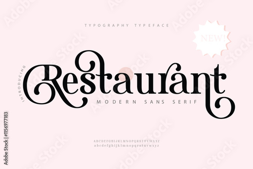 Elegant luxury modern alphabet letters font logo. Typography classic lettering serif italic fonts wedding vintage retro logos. vector illustration
