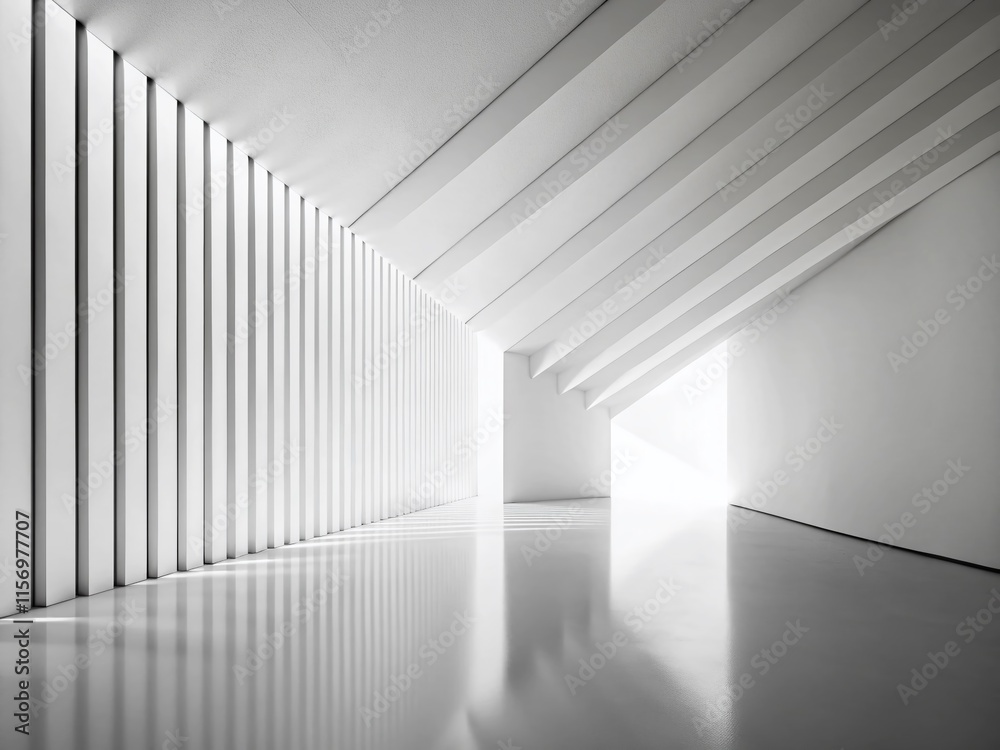 Minimalist Black Lines on White Background - Abstract Geometric Stock Photo Minimalist Black Lines on White Background - Abstract Geometric Stock Photo