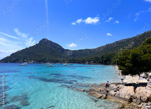 Playa Formentor, Majorka, Hiszpania