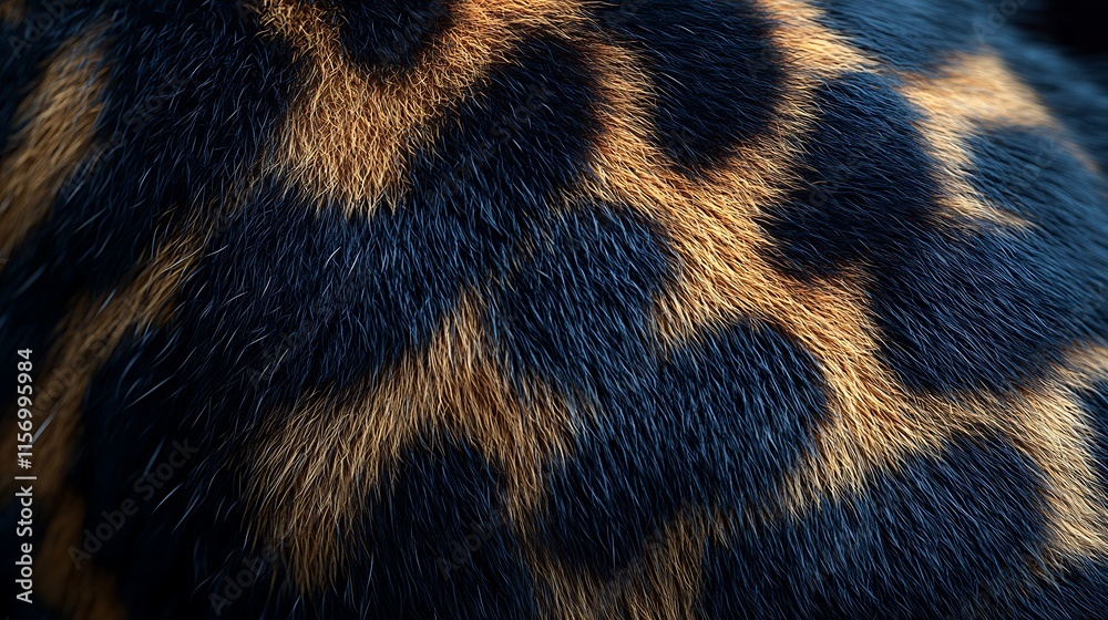 Natural leopard fur with vibrant patterns and colors in wallpaper Natural leopard fur with vibrant patterns and colors in wallpaper