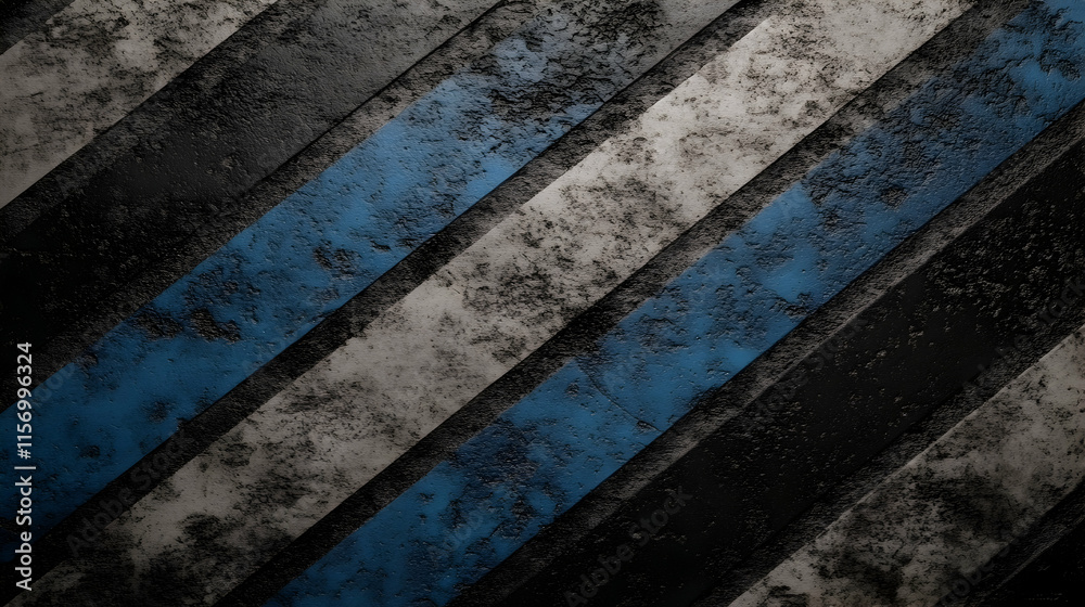 Abstract diagonal stripes textured background in shades of blue, grey, and black. Perfect for modern design projects needing a grunge or industrial feel. Abstract diagonal stripes textured background in shades of blue, grey, and black. Perfect for modern design projects needing a grunge or industrial feel.