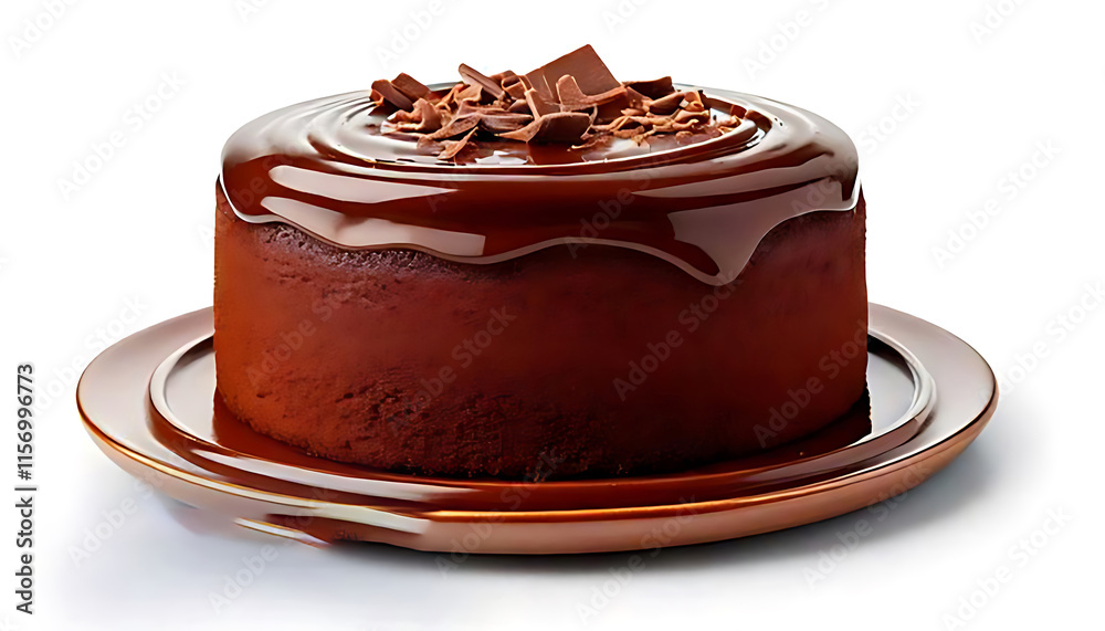 chocolate cake 3d render icon isolated on white background cutout chocolate cake 3d render icon isolated on white background cutout