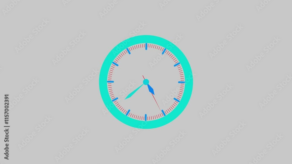 Clock Counting Down 24 Hour Day Fast Speed.Clock Face Close Up in Time Lapse on white background Clock Counting Down 24 Hour Day Fast Speed.Clock Face Close Up in Time Lapse on white background