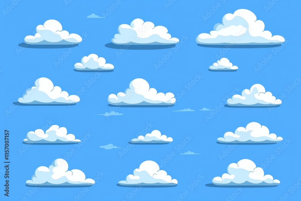 Blue sky with soft-focused white clouds, leaving room for text Blue sky with soft-focused white clouds, leaving room for text