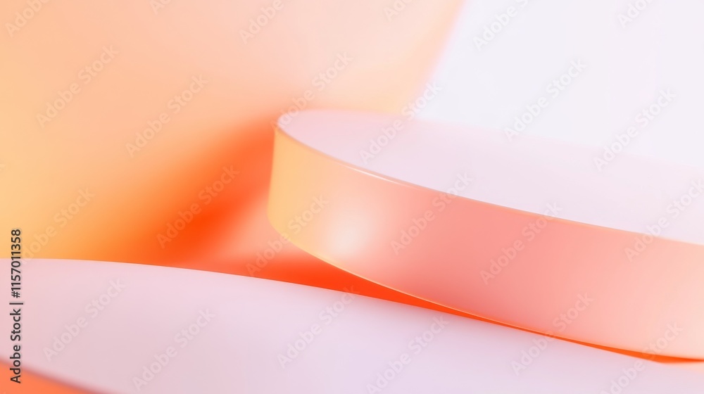 Abstract shapes in soft pastel colors. Abstract shapes in soft pastel colors.