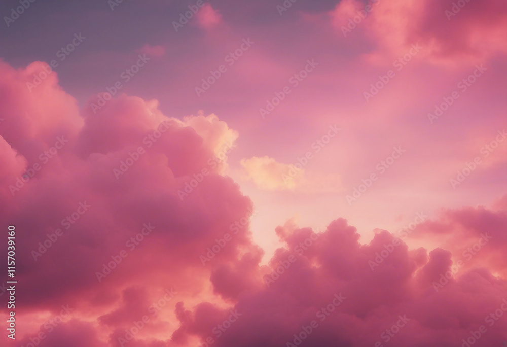 Magical pink pastel clouds moving in the wind Sunset colorful landscape Abstract pink clouds close-u Magical pink pastel clouds moving in the wind Sunset colorful landscape Abstract pink clouds close-u