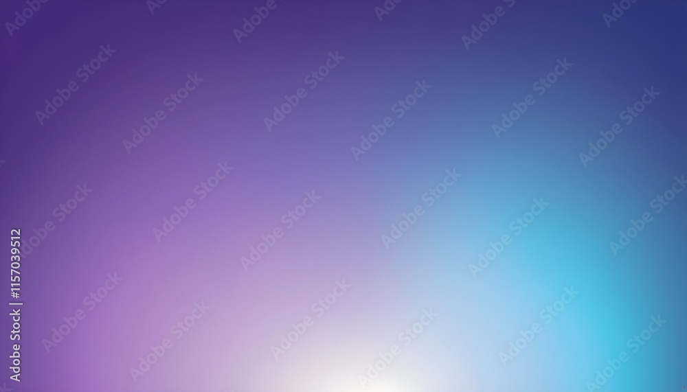 Obraz premium A gradient background. The gradient transitions from light purple to blue to darker purple.