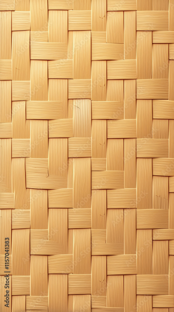 A seamless pattern of woven bamboo, showcasing the intricate weave and natural texture with soft lighting to highlight its depth. A seamless pattern of woven bamboo, showcasing the intricate weave and natural texture with soft lighting to highlight its depth.
