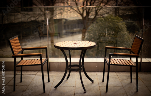 table and chairs