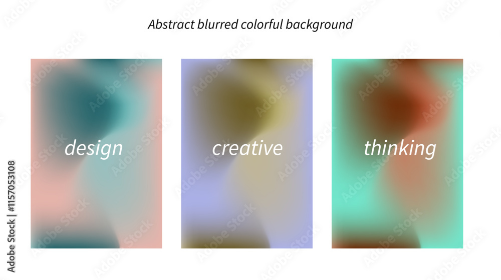 Fototapeta premium Abstract blurred colorful background 7