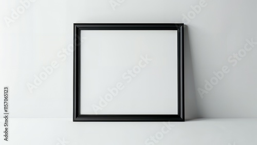 Square Black Frame Mock-Up