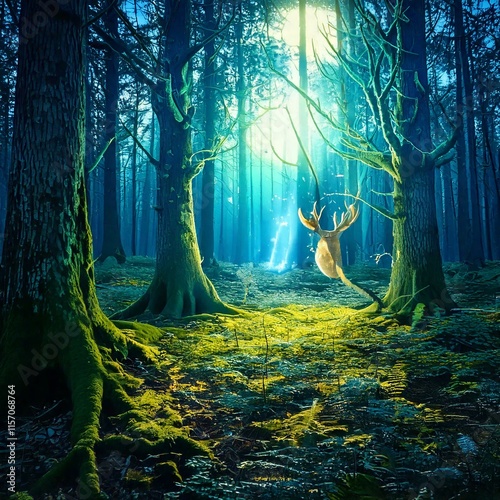 Enchanted Forest of Mystical Creatures photo