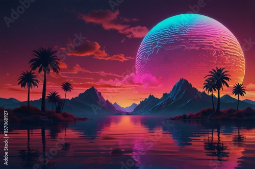 sunrise over the ocean