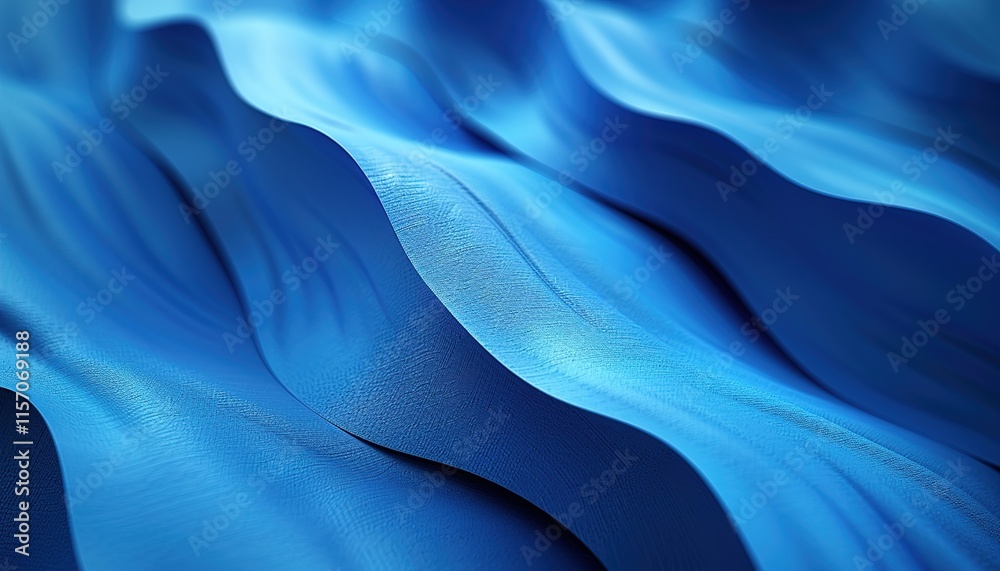 Obraz premium Modern blue abstract background. Bright blue 