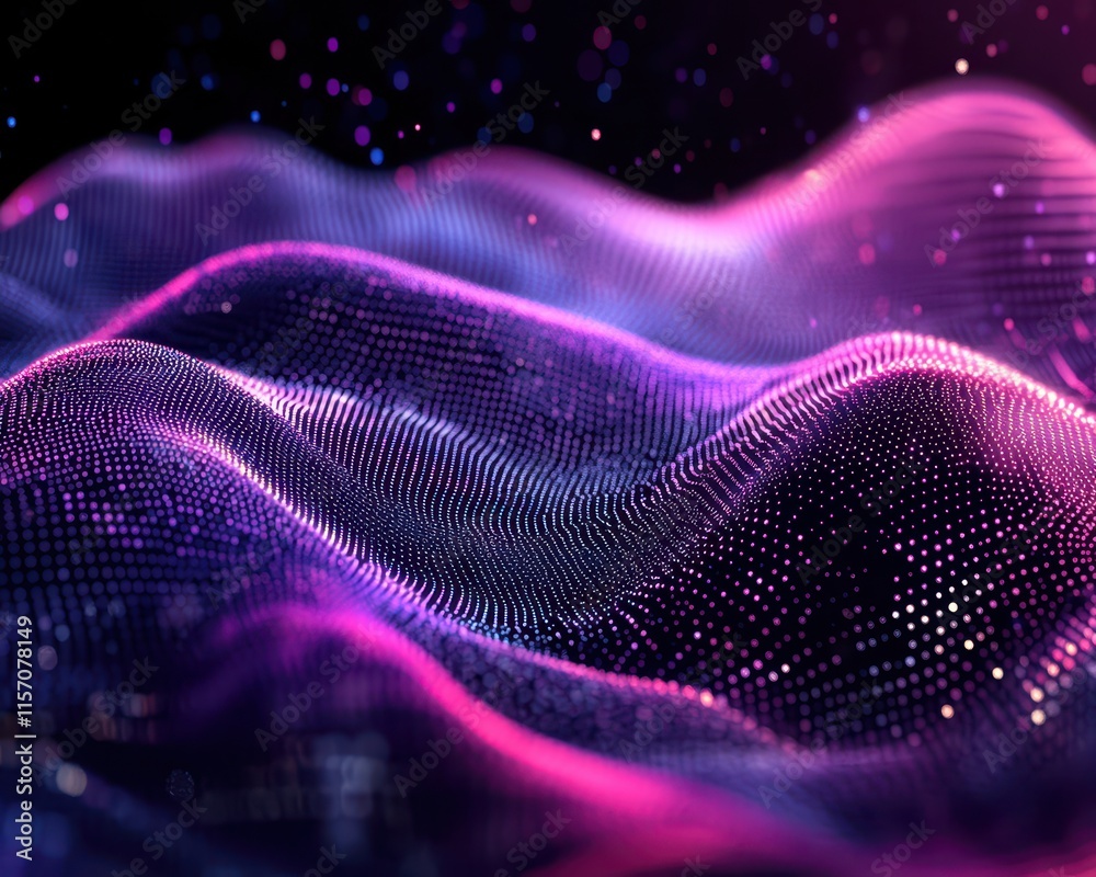 Data streams forming geometric patterns resembling clouds, cloud computing, abstract information systems Data streams forming geometric patterns resembling clouds, cloud computing, abstract information systems