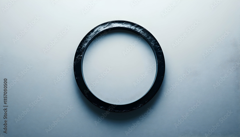 Elegant black oval frame on a light grey background; perfect for adding your own design or photo. Minimalist style, clean lines. Elegant black oval frame on a light grey background; perfect for adding your own design or photo. Minimalist style, clean lines.