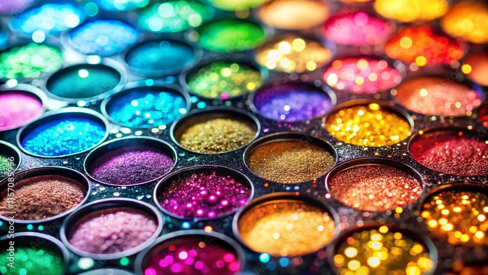 Vibrant Eyeshadow Palette Swatches: Colorful Makeup Spectrum Vibrant Eyeshadow Palette Swatches: Colorful Makeup Spectrum