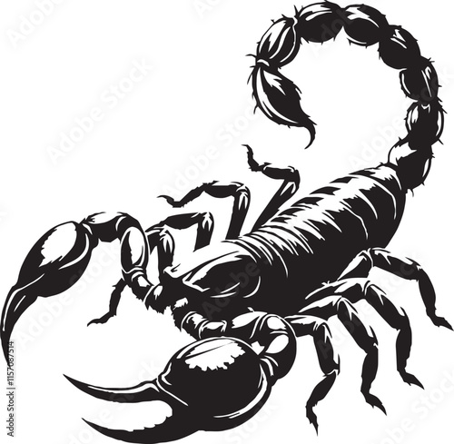 scorpion vector silhouette 