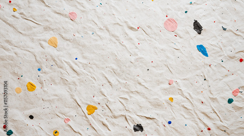 paper texture with space, confetti on a white background