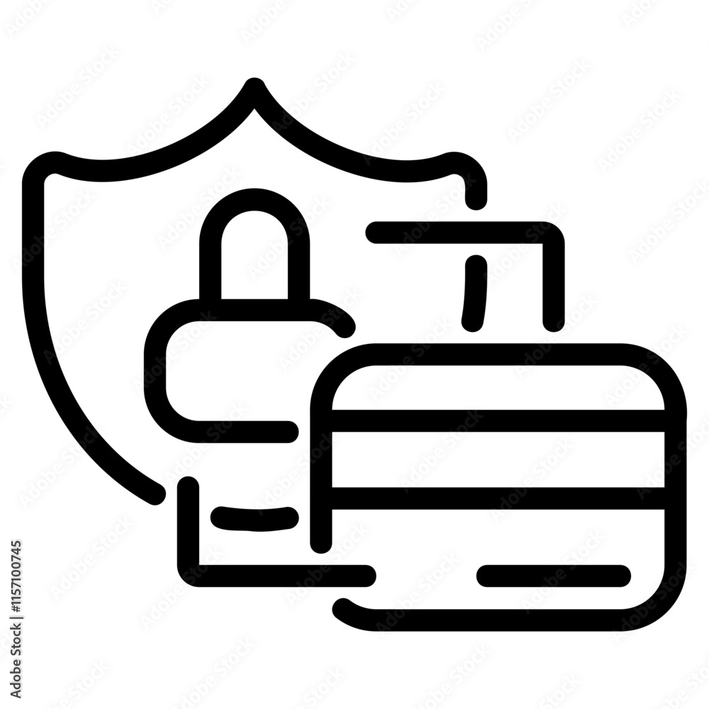 Fototapeta premium Secure payment icon