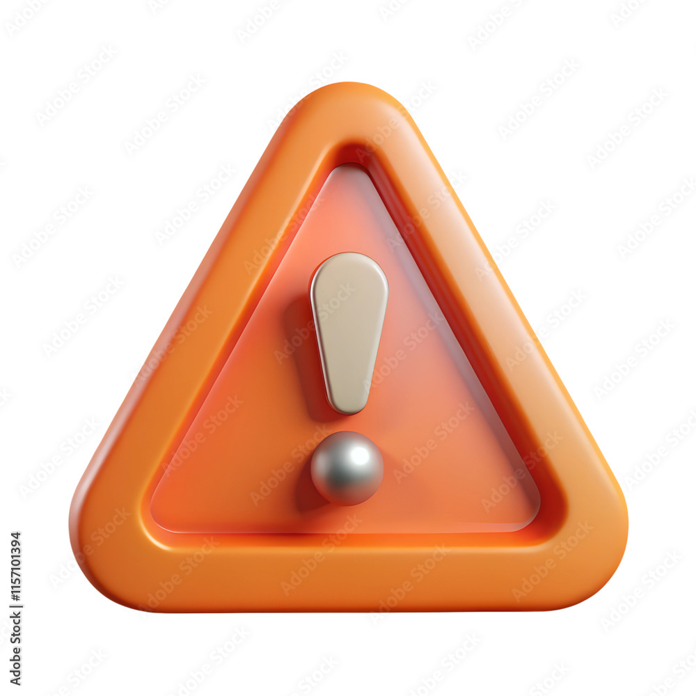 3d alert sign, attention mark, caution icon. Isolated yellow triangle with exclamation mark. 3d alert sign, attention mark, caution icon. Isolated yellow triangle with exclamation mark.