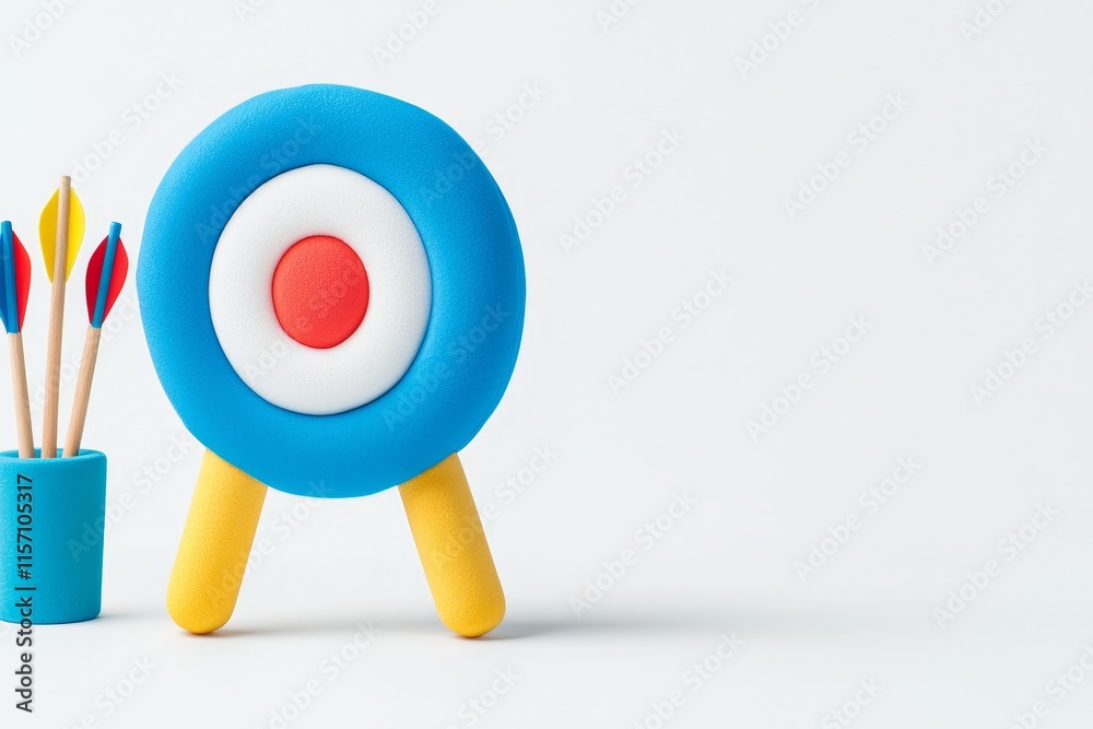 Archery Target in Motion: An Icon of Precision and Accuracy Archery Target in Motion: An Icon of Precision and Accuracy