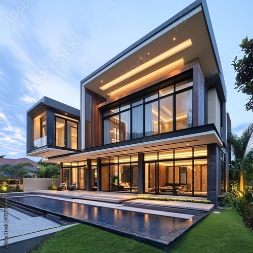 Wallpaper Mural modern house Torontodigital.ca