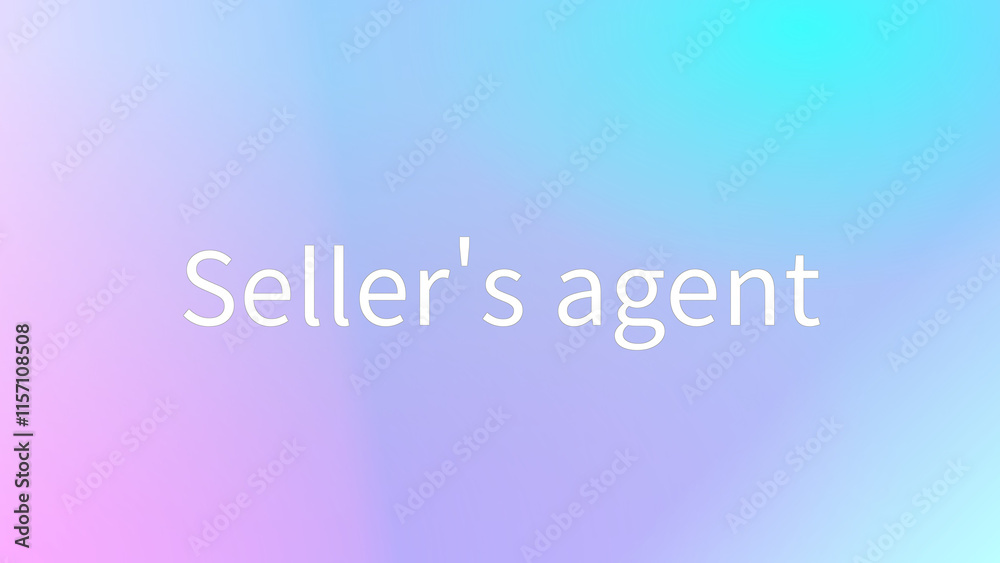 Seller's agent のグラデーション背景イラスト Seller's agent のグラデーション背景イラスト