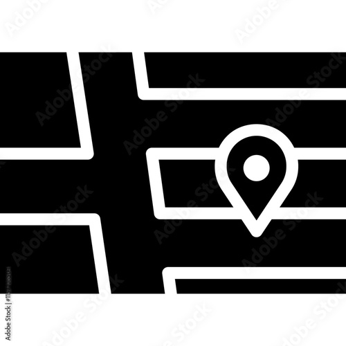 Location, map, pin icon