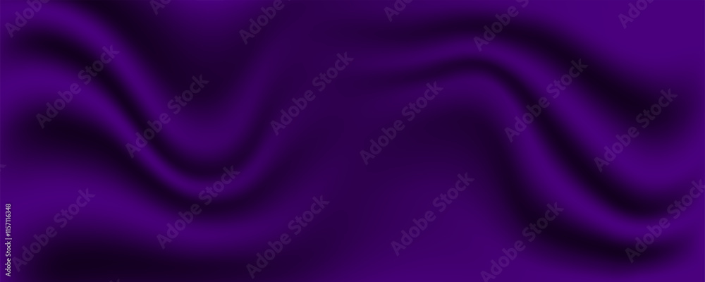 Fototapeta premium imag of silk fabric luxury background. Wavy abstract satin cloth vector texture pattern.