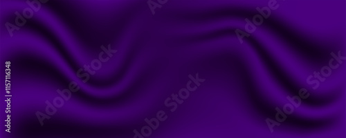 imag of silk fabric luxury background. Wavy abstract satin cloth vector texture pattern.