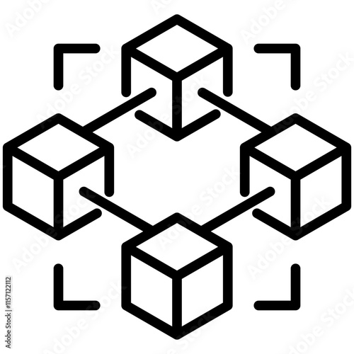Blockchain Technology Icon